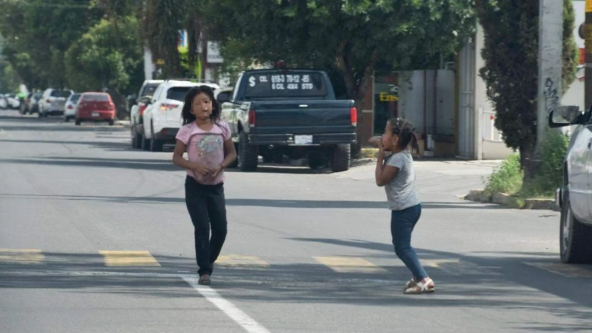 Niños trabajando